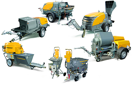 Putzmeister Floor Screed and mortar machines